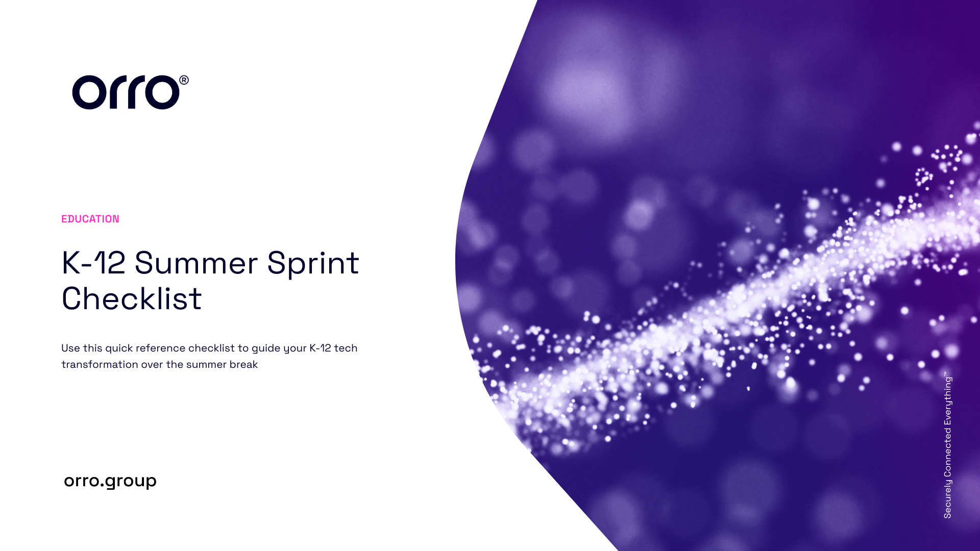 K-12 Summer IT Sprint Checklist thumbnail