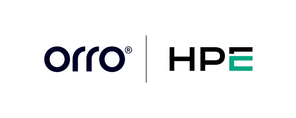 Orro and HPE logos
